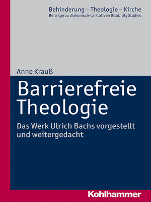 cover image of Barrierefreie Theologie